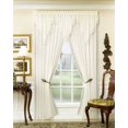 thumbnail image 4 of Today`s Curtain Versailles Macrame Crushed Window Voile Panel, 63-Inch, Ecru, 4 of 4