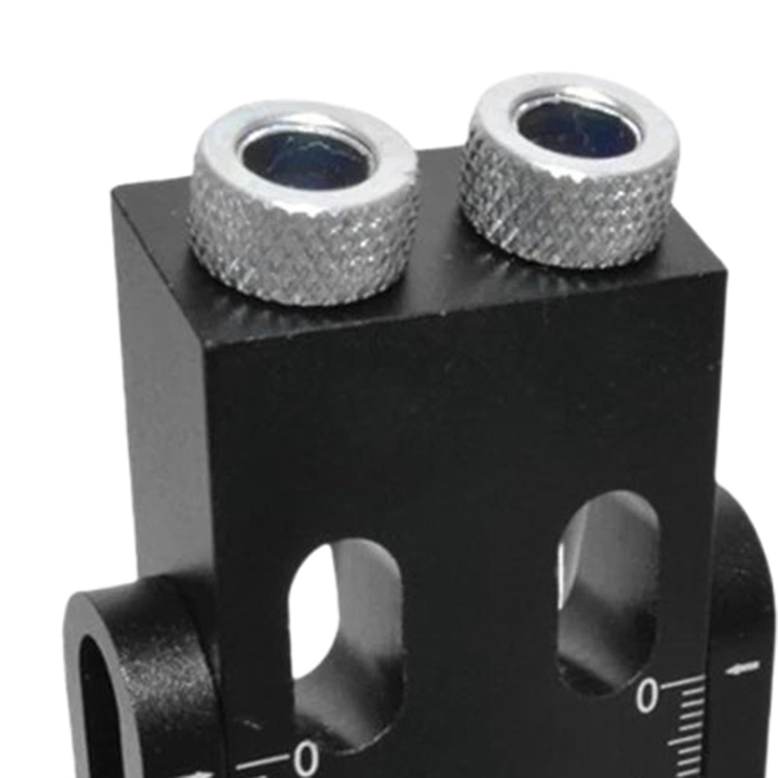FVDPWYE 15 Degree Hole Jig Kit Carpenters Woodwork Guides Joint Angle Tool 6/8/10mm Hole