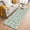 Green, variant on 2x3 Ft Entryway Area Rug, White Leaves Kitchen Rug Runner Washable Floor Mat, Black Vintage Spring Botanical Leaf Plants Non Slip Indoor Door Mat Throw Carpet for Bathroom Living Room Bedroom