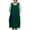 Green, variant on IROINNID Shift Dress For Women Sleeveless Round Neckline Summer Retro Loose Lace-up Vest Dress Regular Solid Color Dress