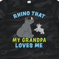 thumbnail image 4 of Inktastic Rhino That My Grandpa Loves Me with Cute Rhinos Boys or Girls Toddler T-Shirt, 4 of 5