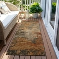 thumbnail image 6 of Addison Rugs Chantille Indoor/Outdoor Transitional Abstract Khaki Washable Runner Rug, 2'3" x 7'6", 6 of 6