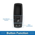thumbnail image 3 of Interruptor de ventana eléctrica delantero izquierdo Unique Bargains para Dodge Charger Journey 2011-2016 No.56046822AC, 3 of 7