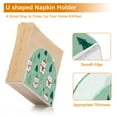 thumbnail image 4 of 2 Pieces Napkin Holder Table Napkin Holder Kitchen Napkin Holder Acrylic Napkin Holder Restaurant Napkin Holder Fashionable and Durable Cartoon Christmas Bear, 4 of 8