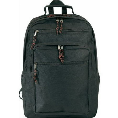 Black - Deluxe School College Outdoor Backpack