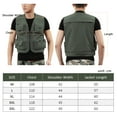 thumbnail image 4 of Men Fishing Jacket with Detachable Back Quick Drying Multi-Pocket Work Vest Outdoor Summer Travel Photo, 4 of 8
