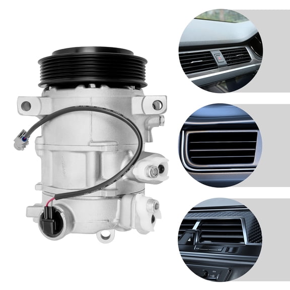 For Jeep Patriot 2.0L 2.4L 2009 2010-2017 CO 30011C AC A/C Good Compatibility Compressor w/ Clutch Silver Black