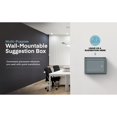 thumbnail image 2 of AdirOffice Multipurpose Drop Box with Suggestion Cards Medium Gray (631-02-GRY-PKG), 2 of 2
