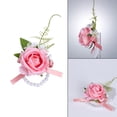 thumbnail image 5 of Wedding Artificial Flower Corsage and Boutonniere Set Elegant Wrist Floral Arrangement for Bridesmaids Grooms Prom Formal Events Ceremony Party Favors Mother’s Day Gife 1Pcs, 5 of 5