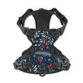 thumbnail image 4 of Lsque Merry Christmas Dog Harness, No-Pull Pet Harness with 2 Leash Clips, Adjustable Soft Padded Dog Vest with Easy Control Handle for Large Dogs-Medium, 4 of 9