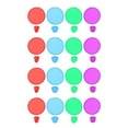 thumbnail image 1 of 16pcs Creative Folding Flying Disc Flying Plate Outdoor Supplies (Random Color), 1 of 8