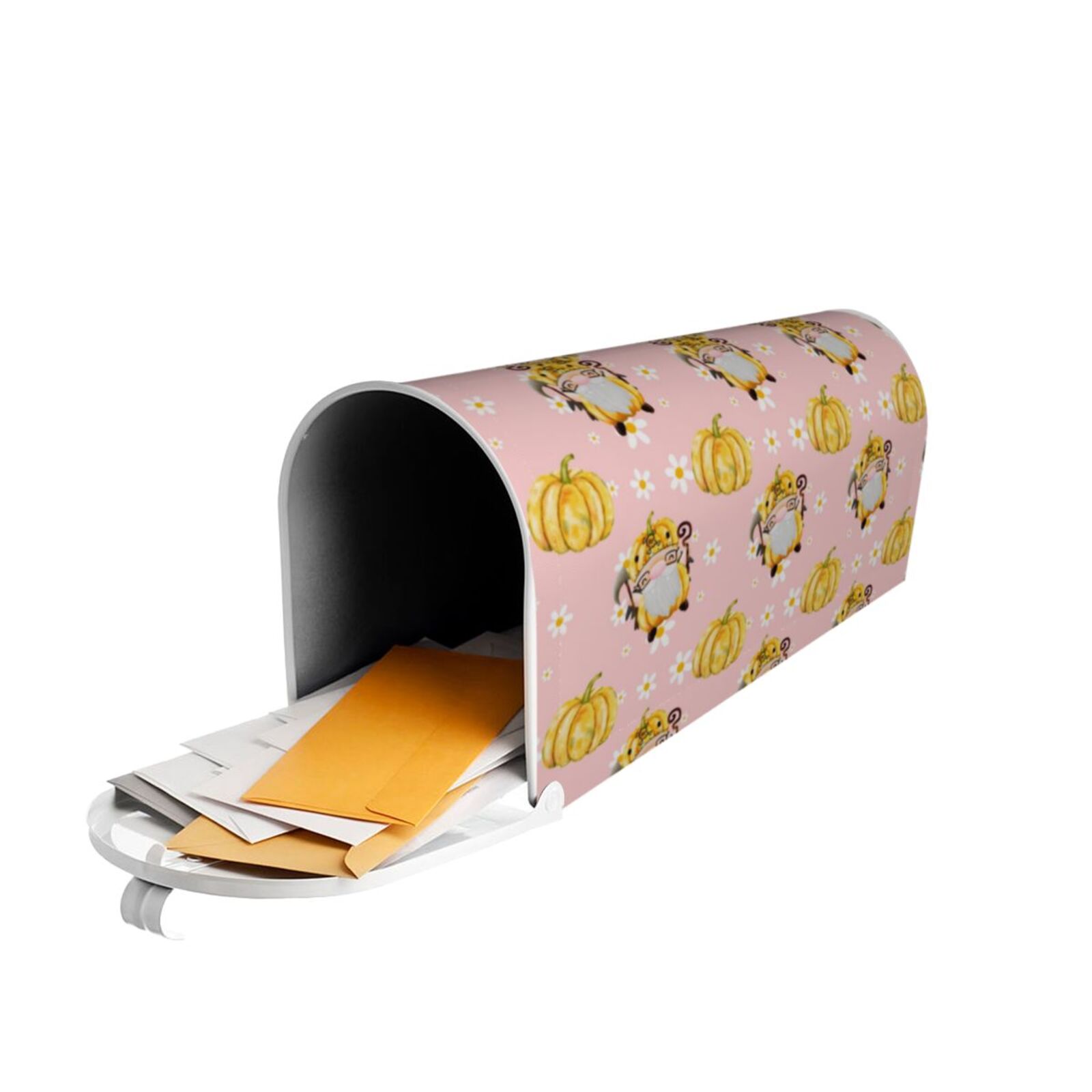 Logiee Watercolor Gnomes Print Post Letter Box Wrap Decor, Mailbox Cover Suitable for Standard Mailbox and Large Size Mailbox,Outdoor Yard Decoration-25.5x21 in