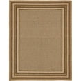 thumbnail image 1 of Unique Loom Tapis de Sol en Bordure Extérieure 9' x 12' Rectangle Brun/brun Clair, 1 of 1