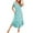 Liht Blue_Star Print, variant on Avidlove Women's Short Sleeve Nightgown Long Nightshirts Pleated Sleep Dress Plaid Sleepwear with Pockets
