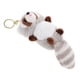 thumbnail image 3 of Llavero de mapache de peluche, llavero de animal de peluche suave y adorable, colgante de juguete para bolso o cartera., 3 of 7