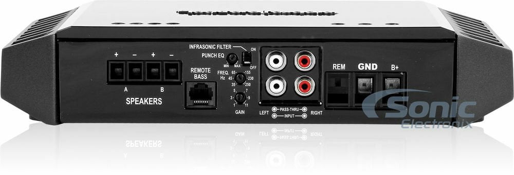 Rockford Fosgate Power T500-1bdCP & BAK42 4 AWG Amp Kit 500W RMS