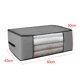 thumbnail image 1 of Bolsa de almacenamiento para ropa, organizador portátil no tejido, plegable, para almohada, colcha, 1 unidad, gran oferta, 1 of 4