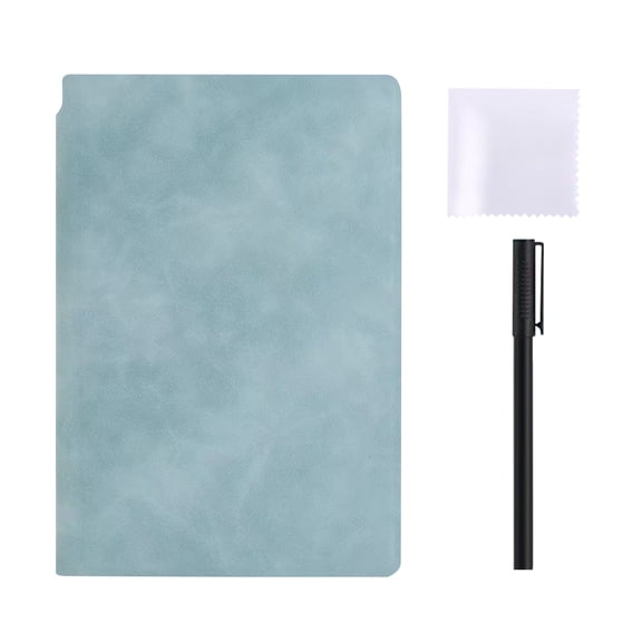 Reusable A5 Whiteboard Notebook Writable Dry Erase Board Portable Dry Erase Notebook Erasable Whiteboard with Pen