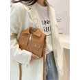 thumbnail image 3 of Seyurigaoka Women Casual Crossbody Bag, Clothes with Hanger Style Patchwork Adjustable Shoulder Bag, 3 of 3