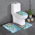 thumbnail image 1 of Mi Vida como Robot Adolescente Juego de 3 alfombras de baño de coral fleece: tapete de baño + alfombra de inodoro en forma de U + funda de tapa de inodoro en forma de O, 1 of 6