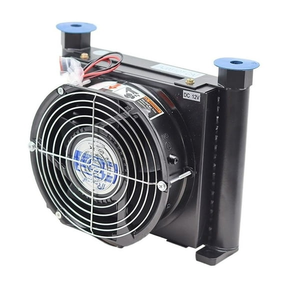 1/2" Hydraulic Air Cooler Oil Cooling AF1025T-CA Air-cooled Radiator Heat Exchange Fan AJ1025T-CA ,Control air intake