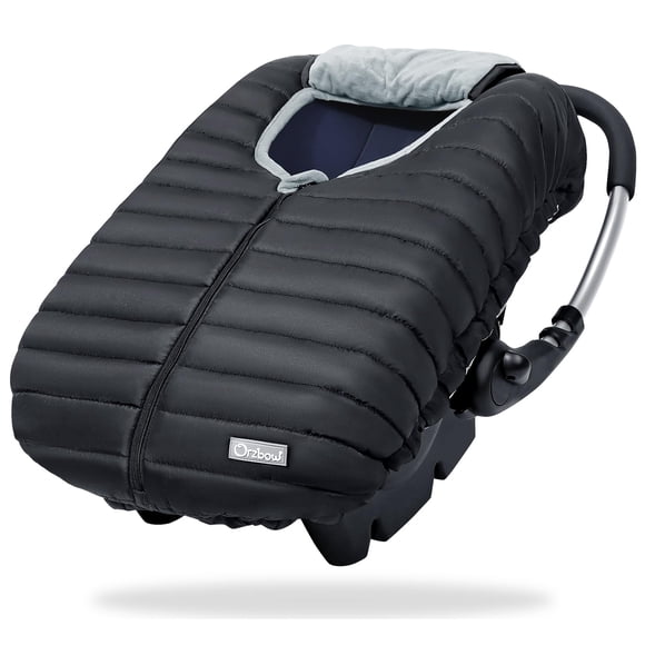 Orzbow Enfant Fundas para asientos de coche - Cocoon Baby Cover para niños y niñas, repelente de lluvia y nieve, transpirable a prueba de viento, protector de invierno, cremallera central, ajuste univ