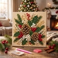 thumbnail image 4 of Christmas Diamond Art Kits For Adults Clearance, DIY Pearl Diamond Art, Diamond Art Christmas Ornaments for Front Door Living Room Decor, Christmas Decor Wall Art, Christmas Gifts (A), 4 of 7