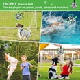 thumbnail image 2 of Pelota de fútbol TBC PET de juguete para perros, 15 cm, cuerda de arrastre interactiva, 2 of 7