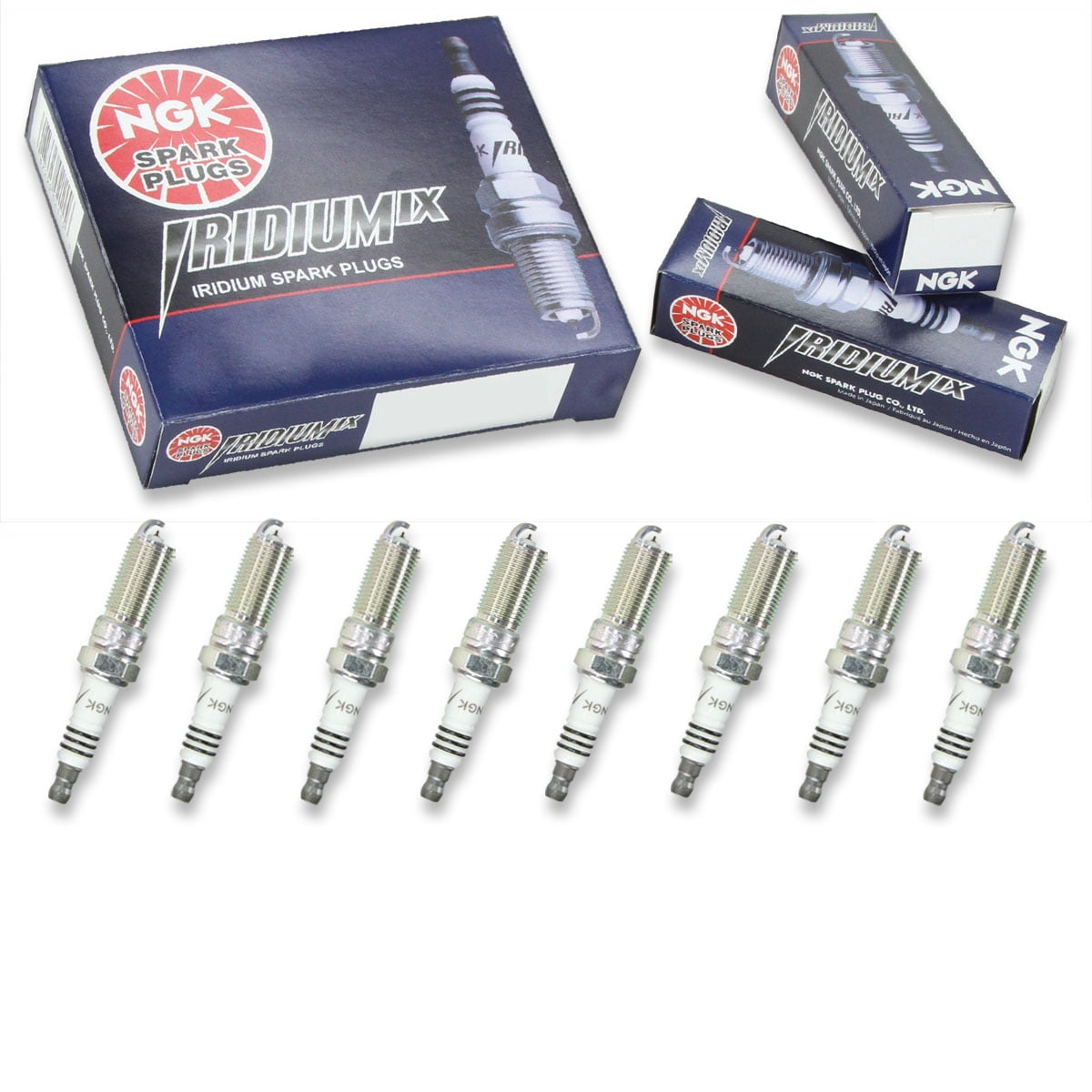 8 pc NGK 6510 Iridium IX Spark Plugs for 5340 ITV22 Ignition Wire Secondary Fits select: 2014-2015 CADILLAC XTS, 2014 CADILLAC CTS