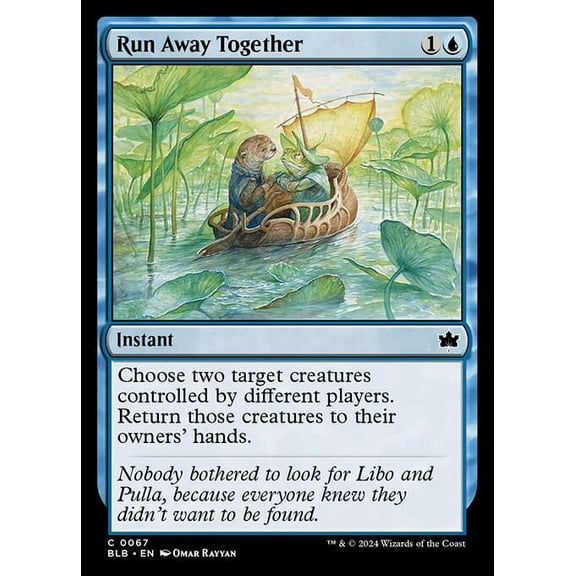 MtG Bloomburrow Common Run Away Together #67