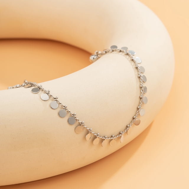 Anillo para la nariz, cadena para oreja, tachuelas para la nariz con borla de lentejuelas, cadena de eslabones, Clip para la nariz, pendientes Punk con personalidad geométrica (oro Sincero Electrónica