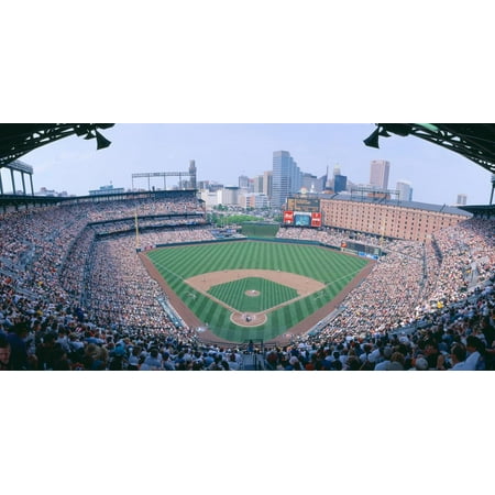 Baltimore Orioles Camden Yards - Camden Yard Stadium, Baltimore, Orioles V. Rangers, Maryland Print Wall Art