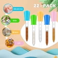 thumbnail image 5 of Paquete de 22 Goteros LíQuidos, 5 Ml Silicona y PláStico para Medicamentos con Punta Bulbo Cepillo Limpio Manualidades Infantiles A, 5 of 5