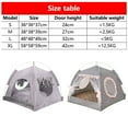 thumbnail image 4 of SUGERYY Removable & Washable Indoor Cat House with Nest, Multi-color, 4 of 5