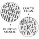 thumbnail image 5 of unbranded 20Ud Plantillas De Letras En Plástico Para Pintura DIY Scrapbooking Y Proyectos De Manualidades, 5 of 6