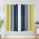 thumbnail image 2 of Cortinas Blackout Estelar Textiler Azul Marino/Amarillo 115x115 cm, 2 of 9