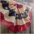 thumbnail image 4 of Paracord Planet's USA Flag Bunting - Pleated 4x2 Feet Hanging American Flag - Several Finish Options, 4 of 4