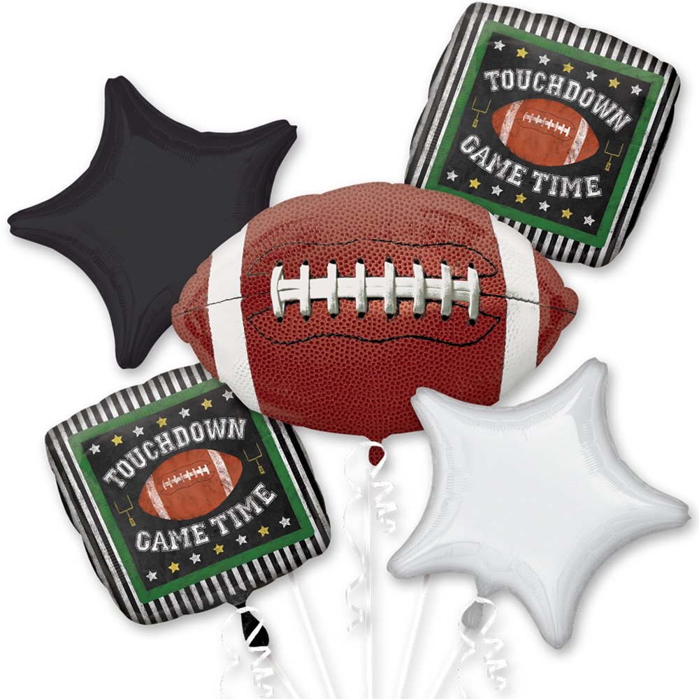 Football Foil Balloon Bouquet