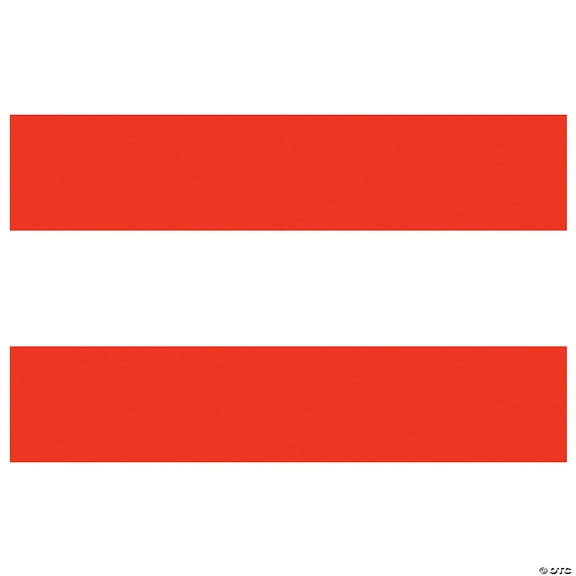 Patriotic Stripes Backdrop 4' X 30' - 6 Pack (1 Per Package)