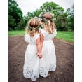 thumbnail image 2 of 2Bunnies Girls' 2T-8yr Jasmine Lace Crochet Boho Communion Rustic Girl Dress, 2 of 3