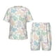 thumbnail image 1 of Balery Colorful Butterfly Conjunto de Pijama Infantil de Manga Corta con Estampado – Ropa de Dormir de Algodón Suave-XX-Large, 1 of 5