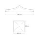 thumbnail image 2 of Ilios Innova | Repuesto de Lona para Toldo 3x3m, Impermeable y Anti-UV, Cubierta de Carpa para Exteriores, Jardín, Patio (No incluye Estructura)., 2 of 9