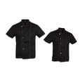 thumbnail image 1 of Conjunto de chaquetas de 2 piezas Hugo Uniformes Chaqueta de chef Mangas cortas, 1 of 9