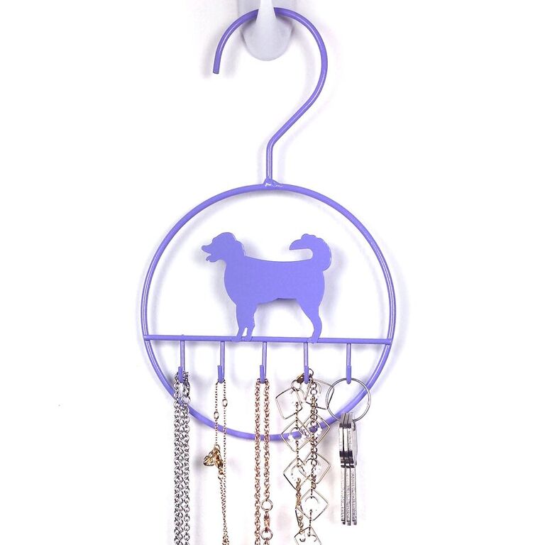 DOG Hanger Wall Mount Jewelry Key Organizer Cute Dog Design Hanger