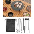 thumbnail image 2 of HLONK Support de Trépied pour Barbecue Extérieur Détachable, 2 of 8