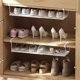 thumbnail image 5 of Telescopic Shoe Rack Layered Partition Frame of Shoe Cabinet White, 5 of 5