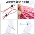 thumbnail image 5 of Queilt 50Pcs Sock Clips - Amazing Laundry Sock Holder and Tie Clips - Organizer for Washing Machine and Dryer, 5 of 5