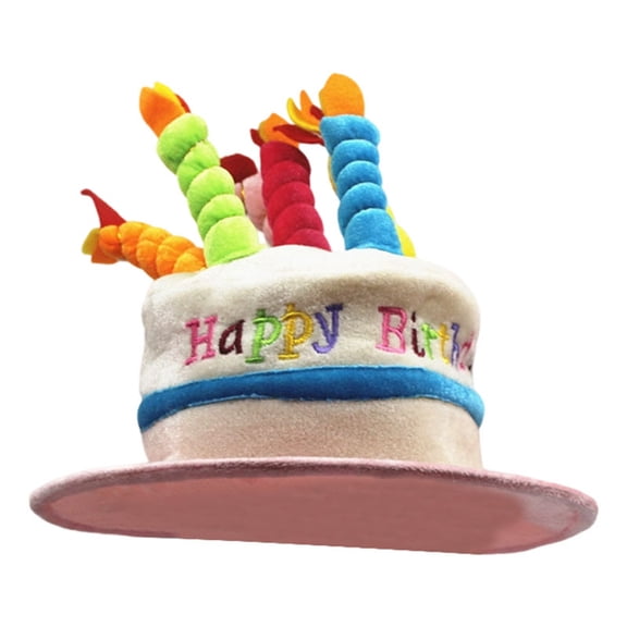 Happy Birthday Cake Top Hat for Adult Toddler Funny Cute Caps