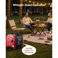 thumbnail image 4 of KFFKFF Inverter Generator, 3000W Peak Watt Quiet Inverter Generator, Portable Inverters Generators for Home Use, Gas Powered, Compact and Lightweight Design, 4 of 9