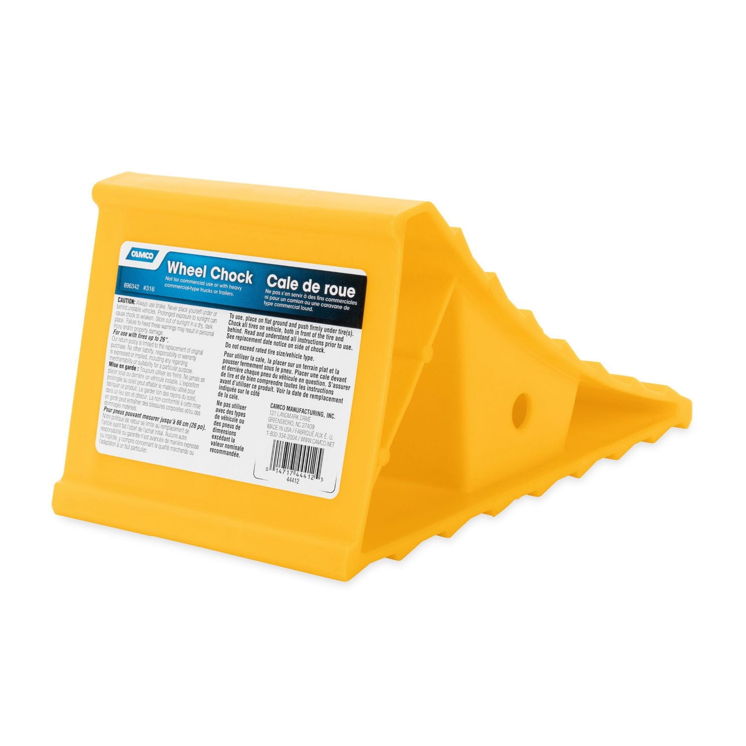 Camco 44412 - Cale de roue Cale de roue